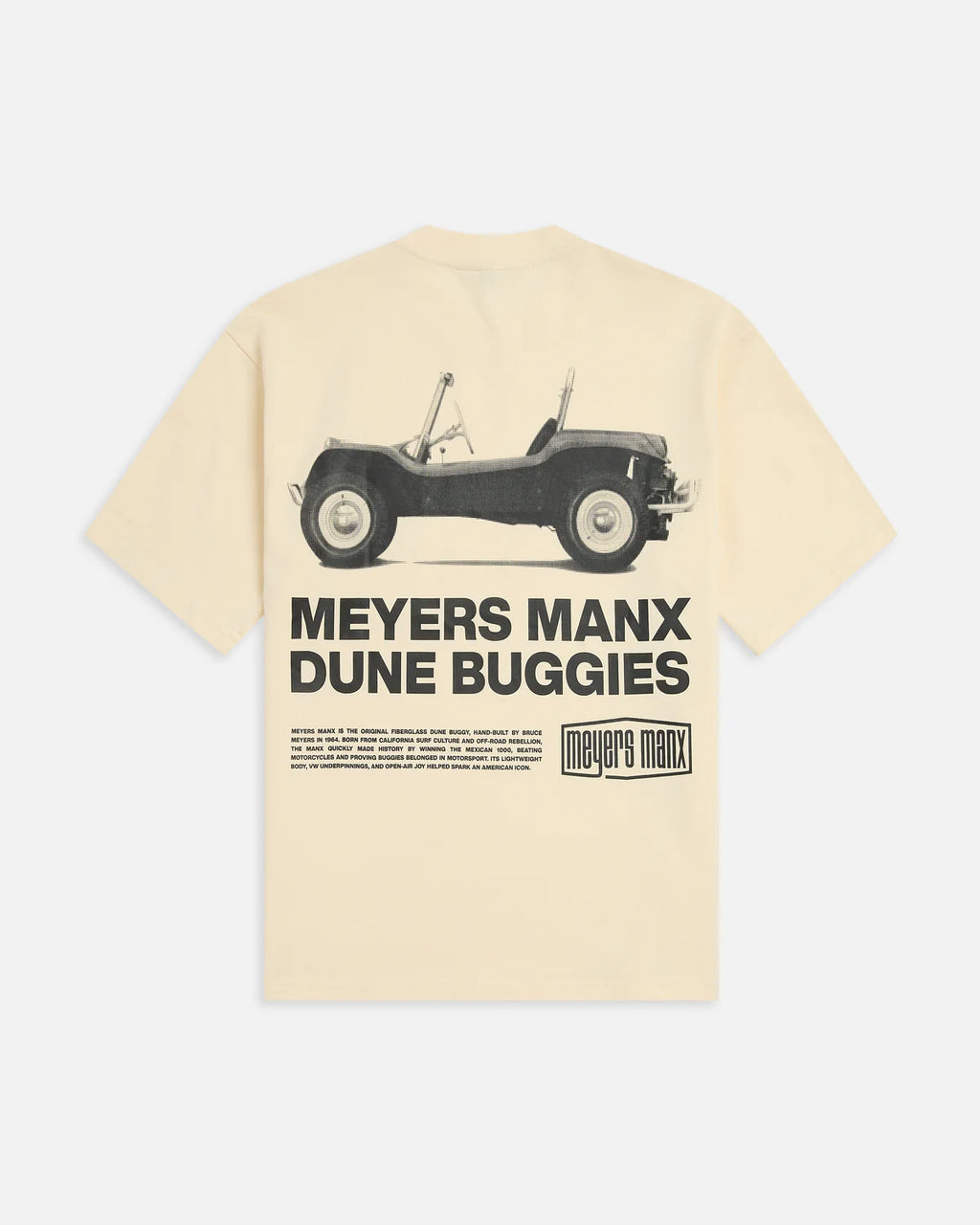 Manx Buggy Tee Cream