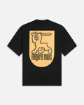 Manx Shield Tee Black