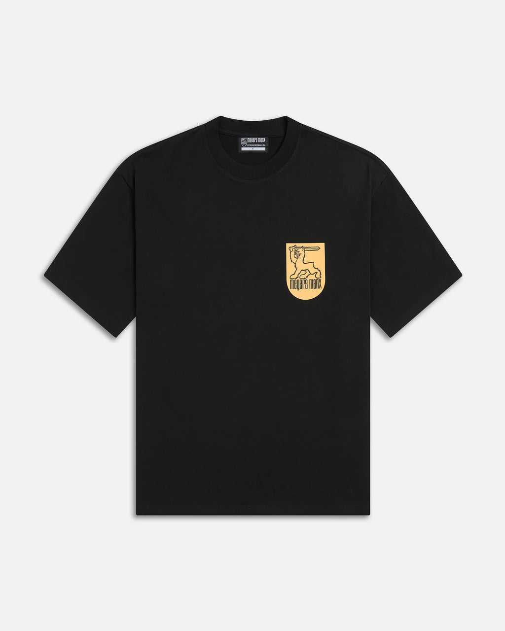 Manx Shield Tee Black