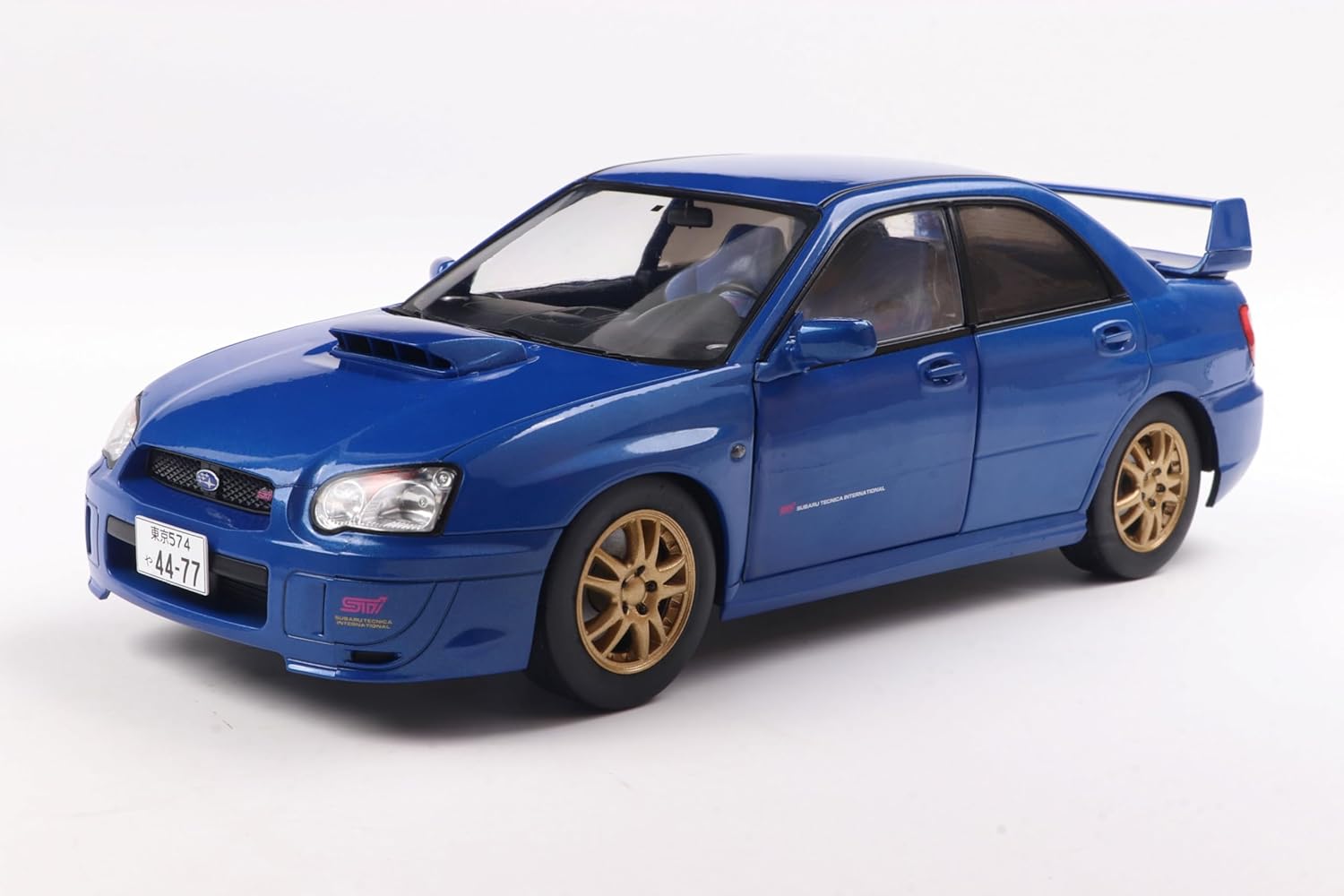 Subaru Impreza WRX STI 2003 Sonic Blue 1:18